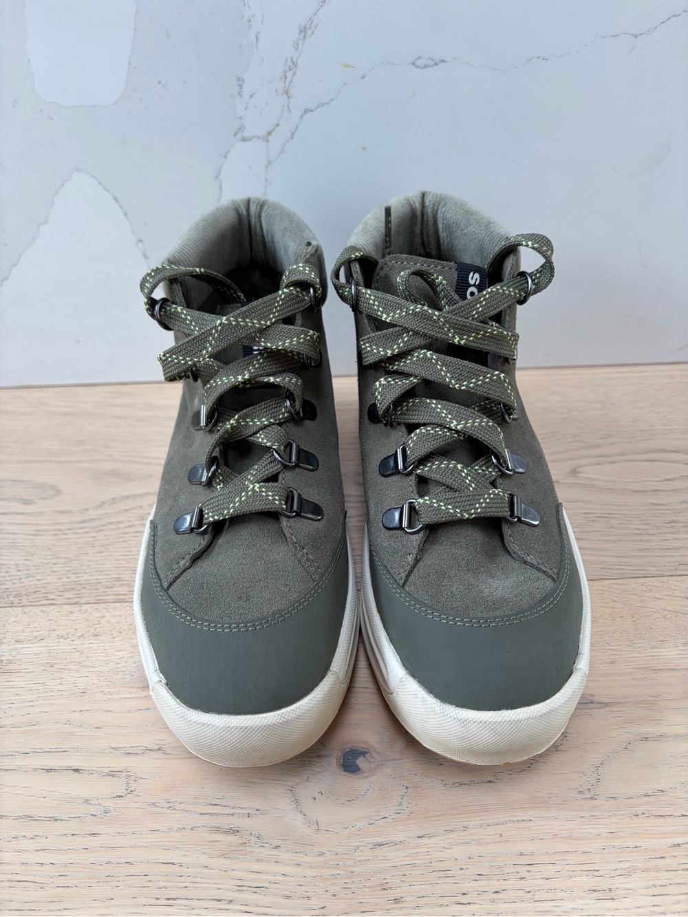 Sorel ONA™ Ave Alpine Lite Boot - Stone Green / Bleached Ceramic.